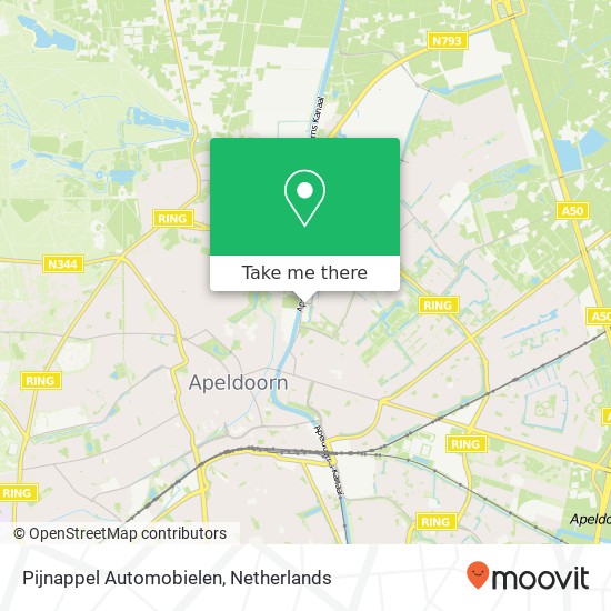 Pijnappel Automobielen map