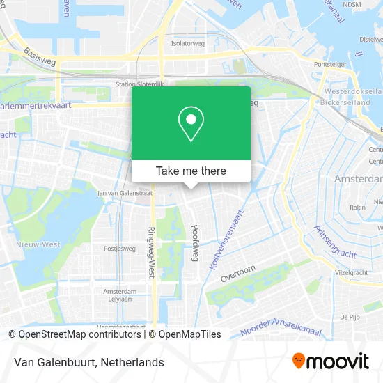 Van Galenbuurt map
