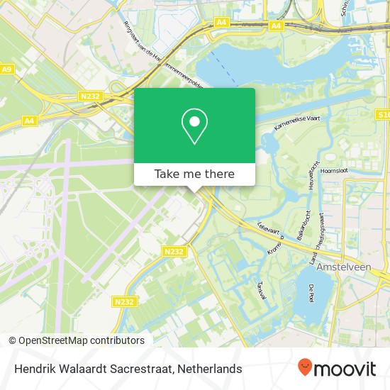 Hendrik Walaardt Sacrestraat map