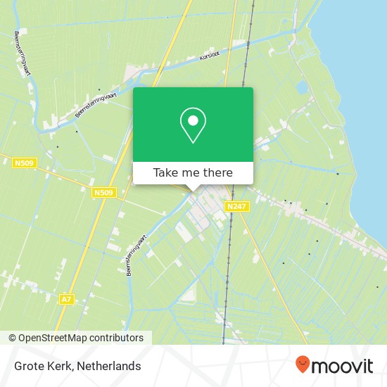 Grote Kerk Karte