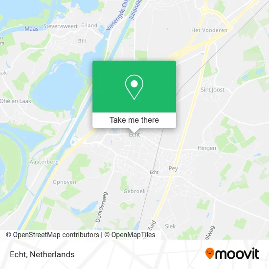 Echt map