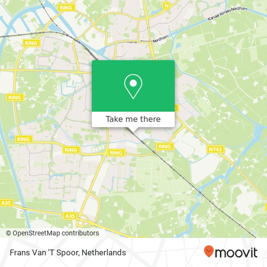 Frans Van 'T Spoor map