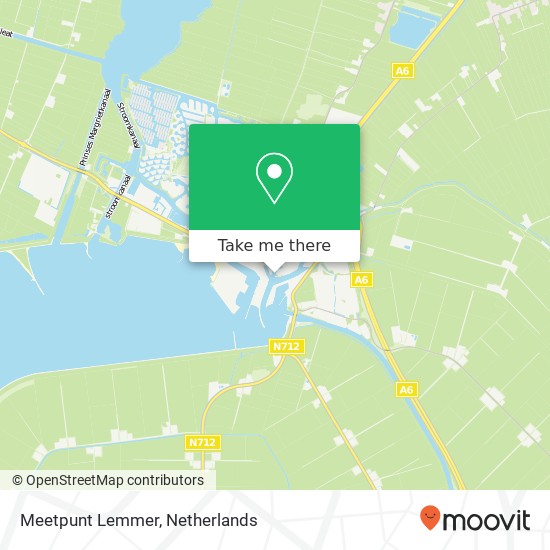 Meetpunt Lemmer map