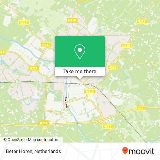 Beter Horen map