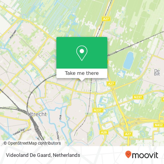 Videoland De Gaard map