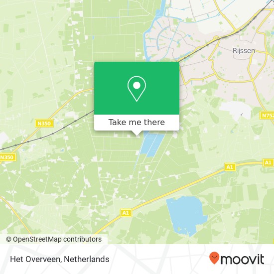 Het Overveen map