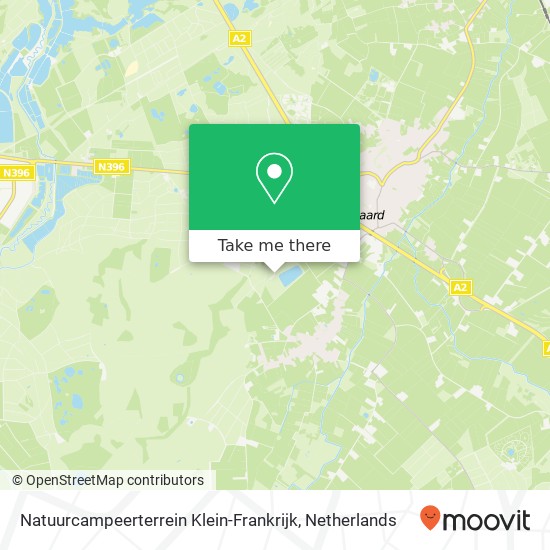 Natuurcampeerterrein Klein-Frankrijk map