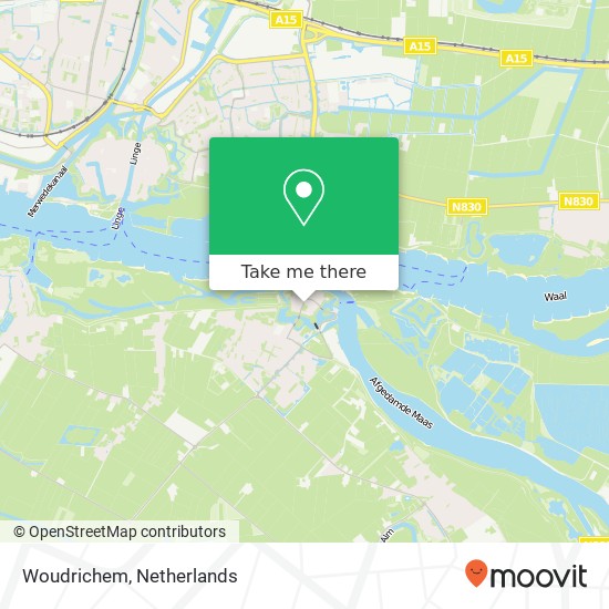 Woudrichem map