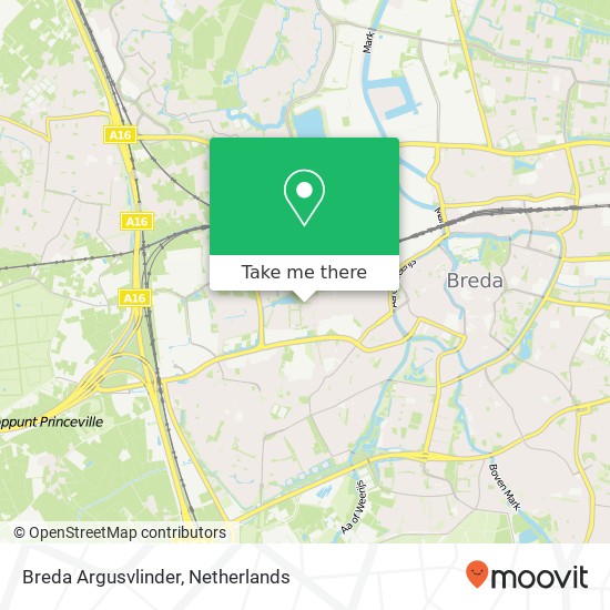 Breda Argusvlinder map