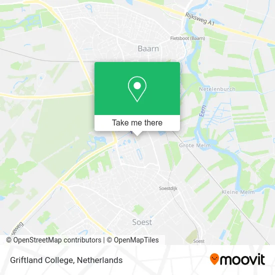 Griftland College map