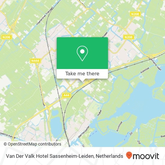 Van Der Valk Hotel Sassenheim-Leiden map