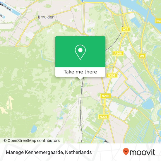 Manege Kennemergaarde map