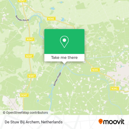 De Stuw Bij Archem map