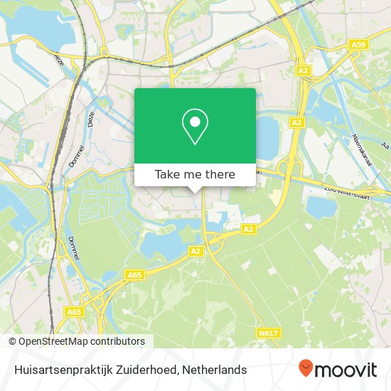 Huisartsenpraktijk Zuiderhoed map