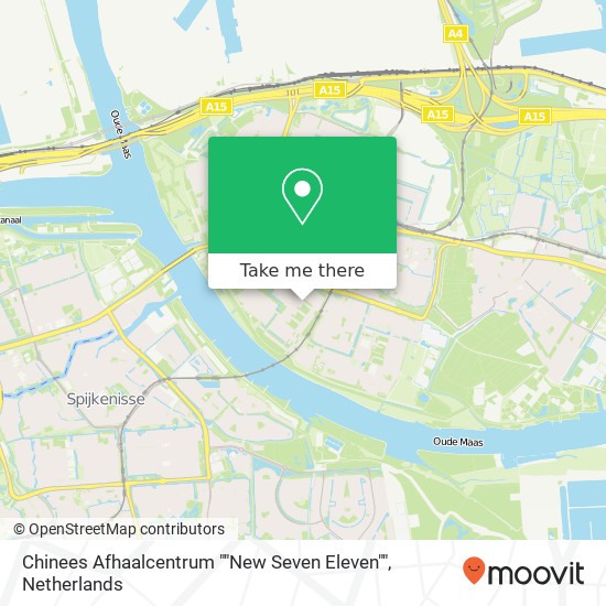 Chinees Afhaalcentrum ""New Seven Eleven"" map