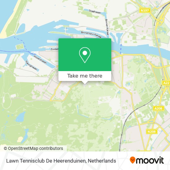 Lawn Tennisclub De Heerenduinen map