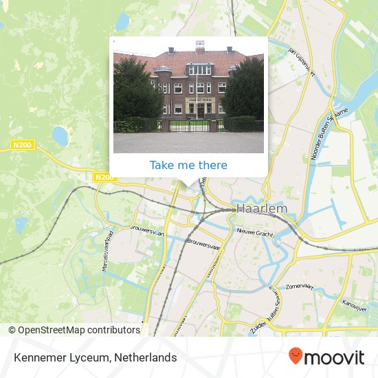 Kennemer Lyceum map