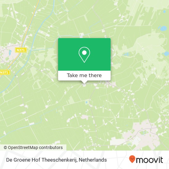 De Groene Hof Theeschenkerij map