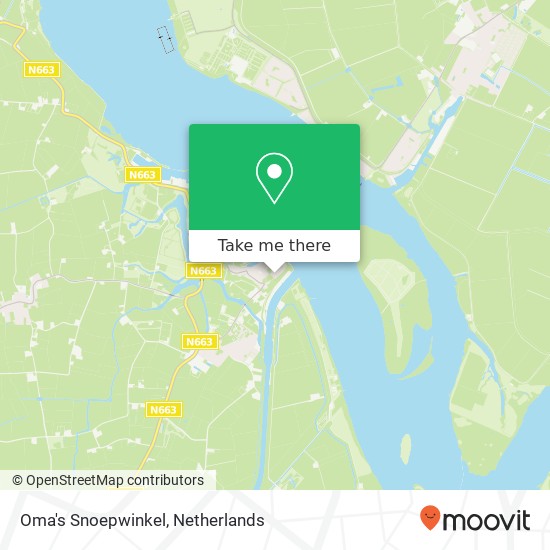 Oma's Snoepwinkel map