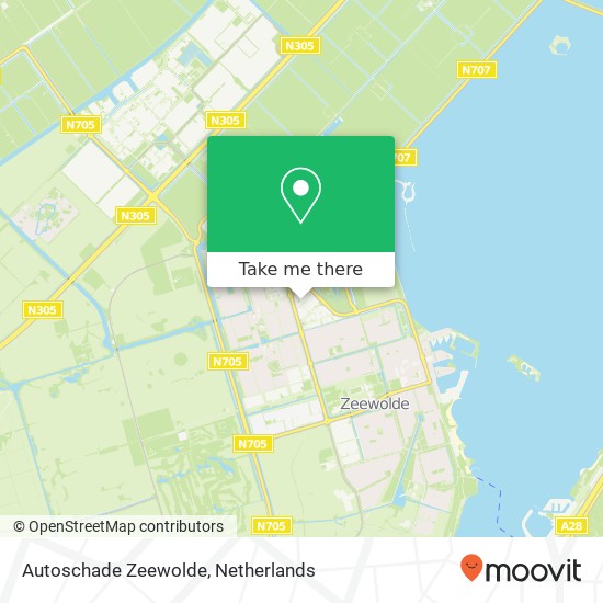 Autoschade Zeewolde map