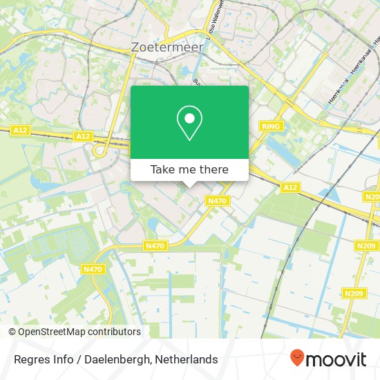 Regres Info / Daelenbergh map