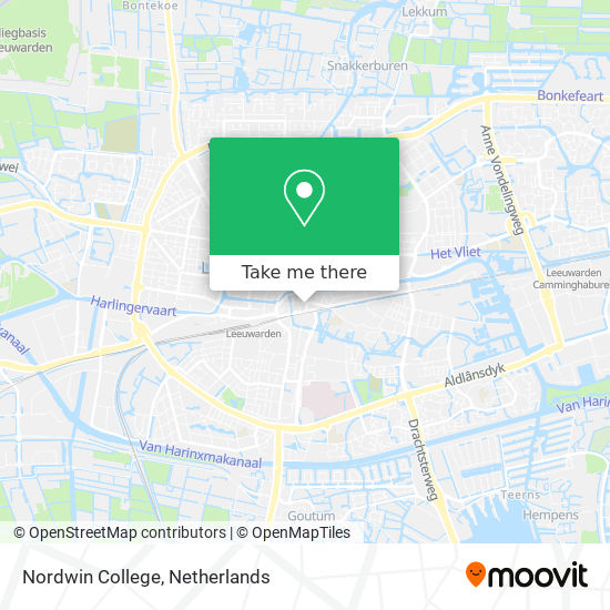 Nordwin College map