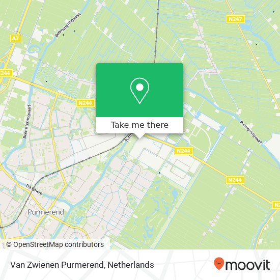 Van Zwienen Purmerend map