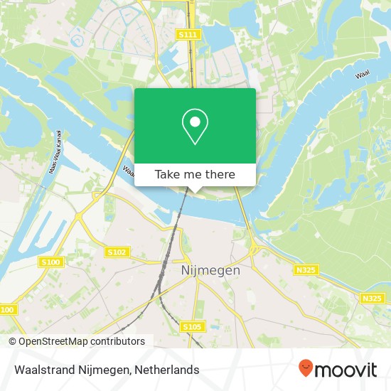 Waalstrand Nijmegen Karte