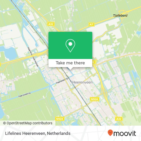 Lifelines Heerenveen map