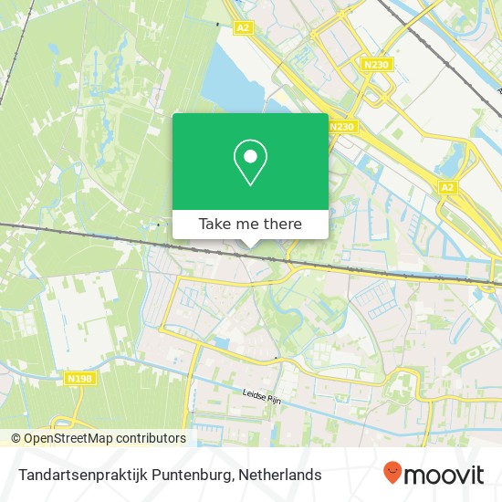 Tandartsenpraktijk Puntenburg map