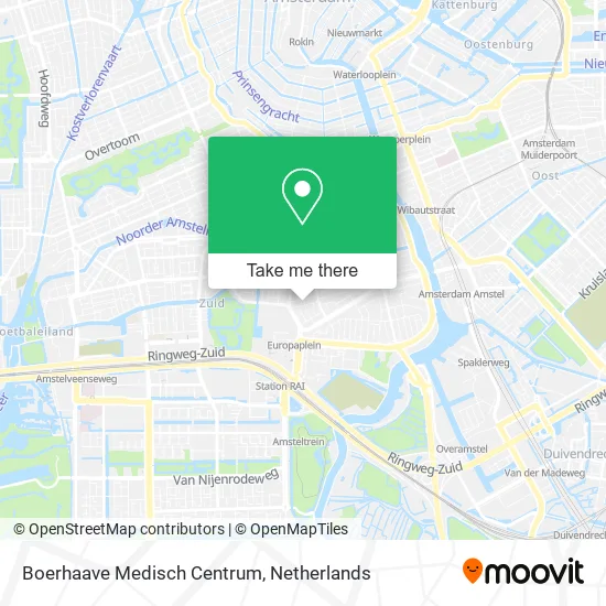 Boerhaave Medisch Centrum map