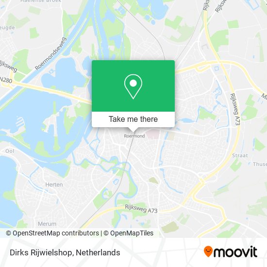 Dirks Rijwielshop map