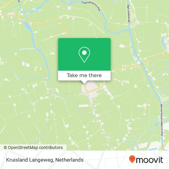 Kruisland Langeweg Karte