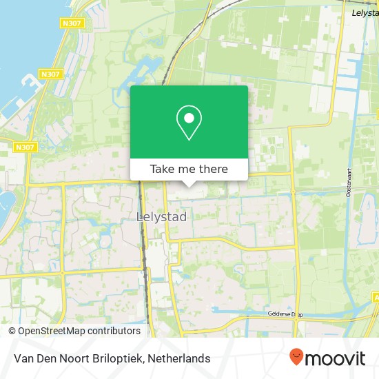 Van Den Noort Briloptiek Karte