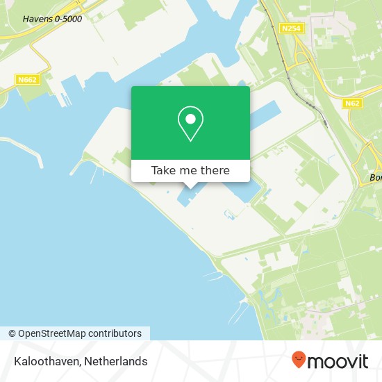 Kaloothaven map