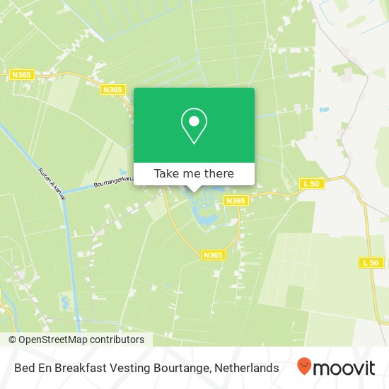 Bed En Breakfast Vesting Bourtange Karte