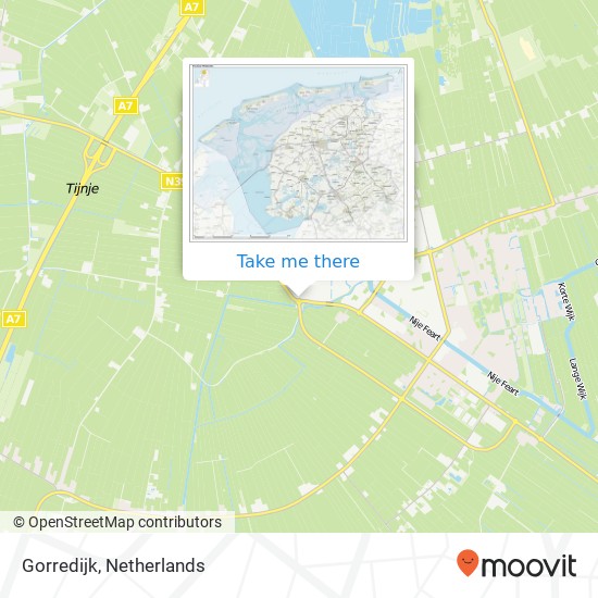 Gorredijk map