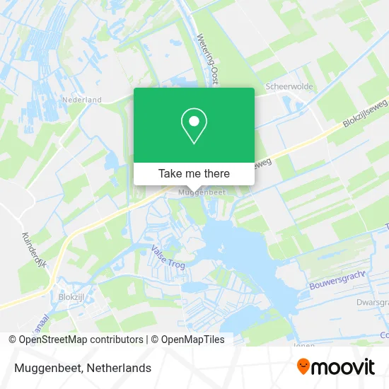 Muggenbeet map