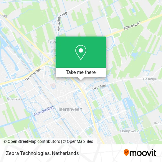 Zebra Technologies map