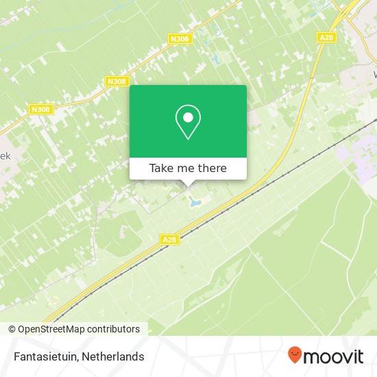 Fantasietuin map