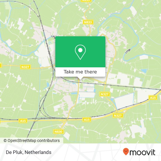 De Pluk map