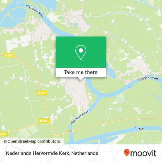 Nederlands Hervormde Kerk Karte