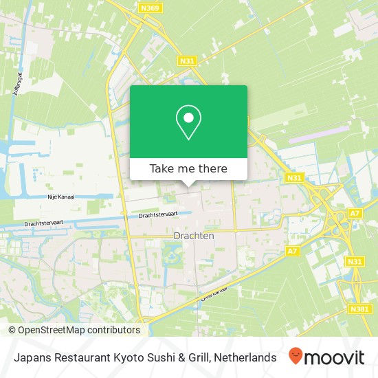 Japans Restaurant Kyoto Sushi & Grill map