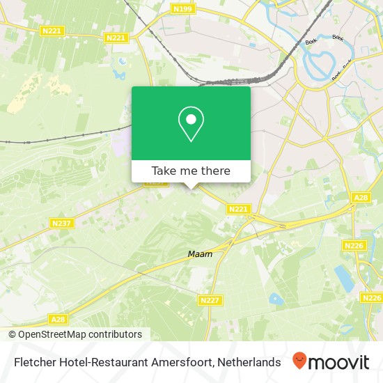 Fletcher Hotel-Restaurant Amersfoort map