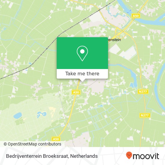 Bedrijventerrein Broeksraat map