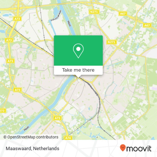 Maaswaard map