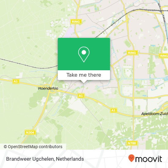 Brandweer Ugchelen map