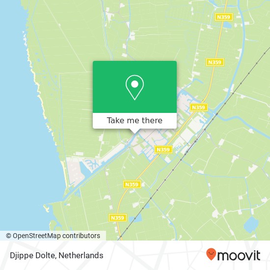 Djippe Dolte map