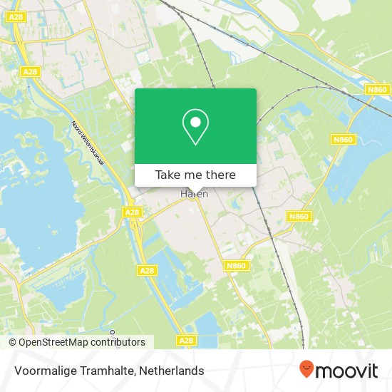 Voormalige Tramhalte map