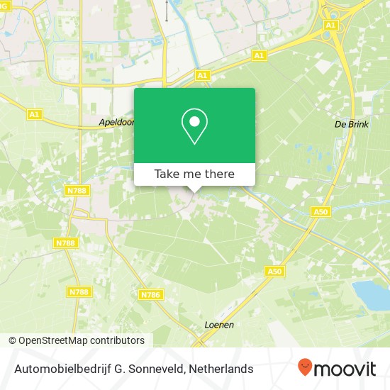 Automobielbedrijf G. Sonneveld map